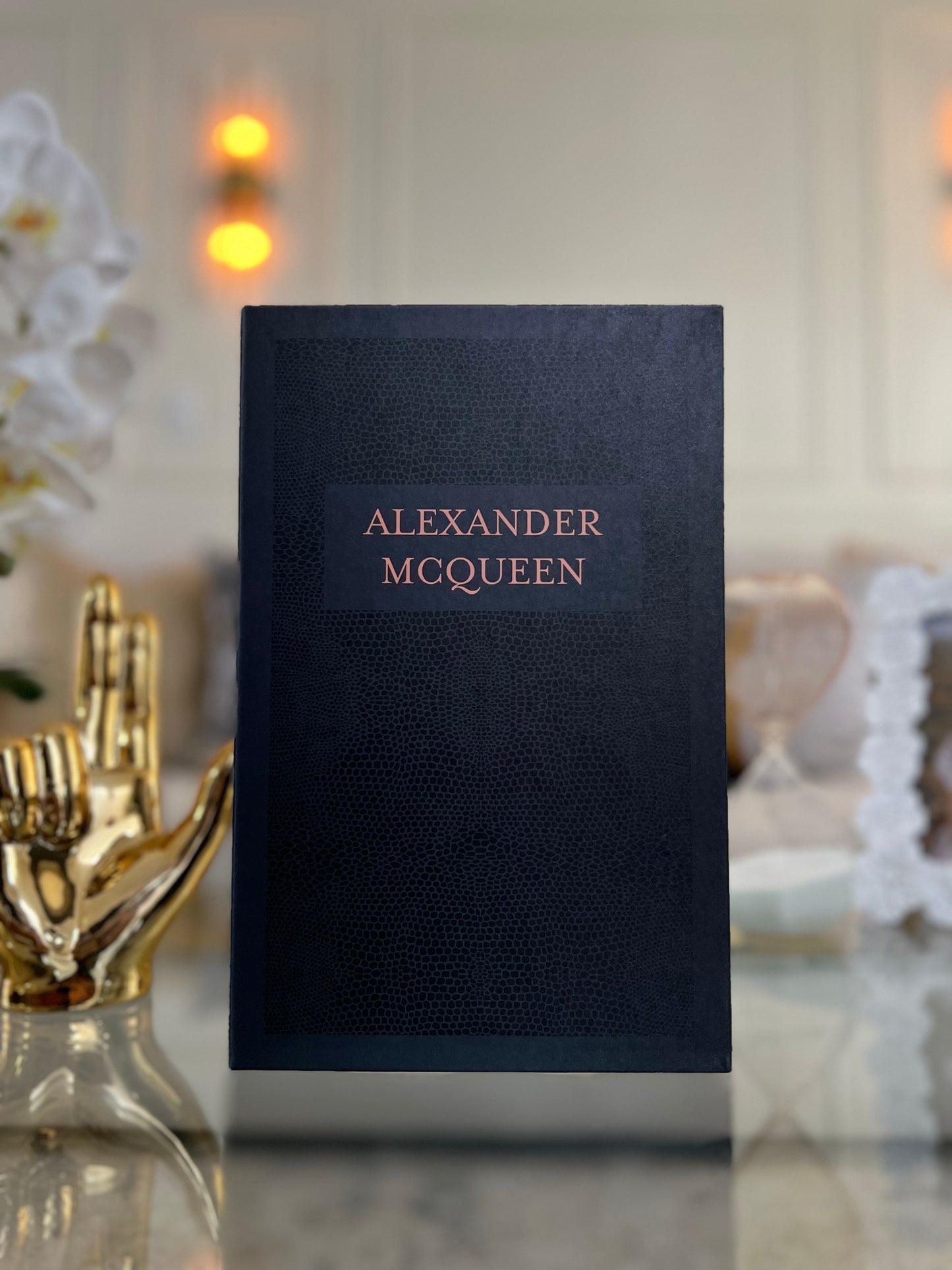 Libro decorativo tipo ALEXANDER MCQUEEN L05