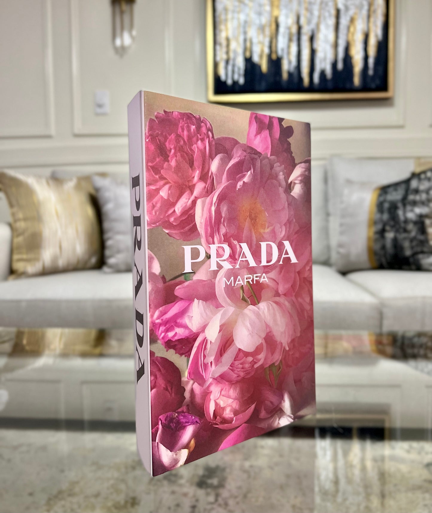 Libro decorativo tipo PRADA L09