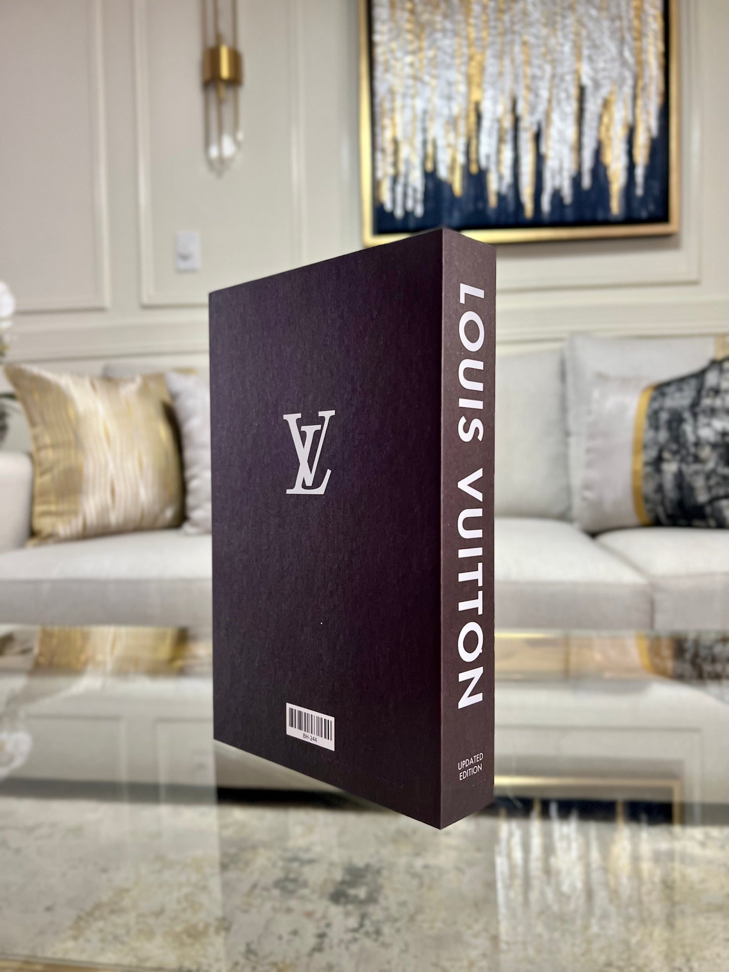 Libro decorativo tipo LOUIS VUITTON L10